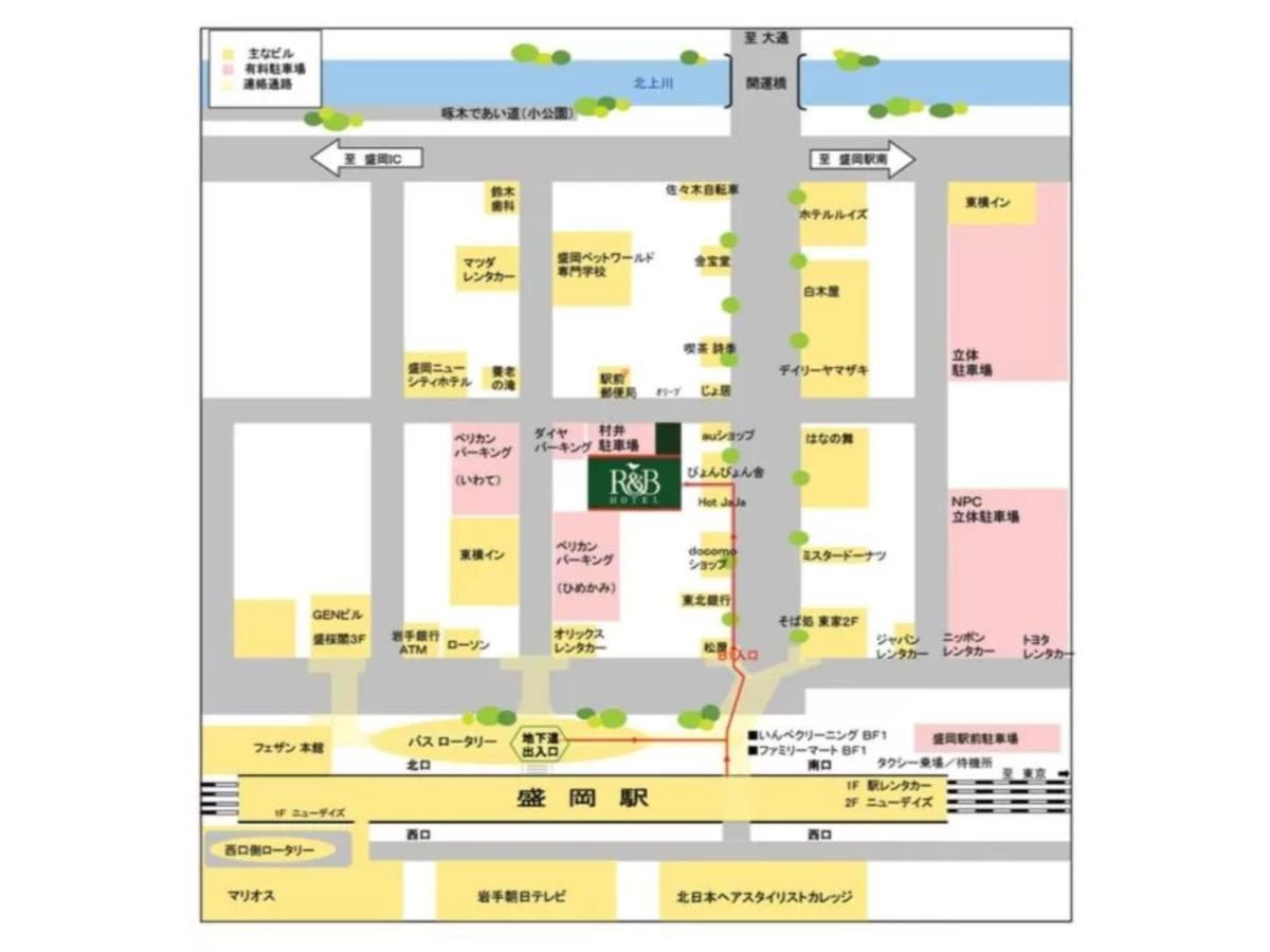 R&B Hotel Morioka Ekimae - Vacation Stay 38794V Exterior foto